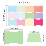 Marqueurs adhésifs pastel pour organisation documents étiquettes Bible journal intime synchronisation 60 feuilles  Set multicolore
