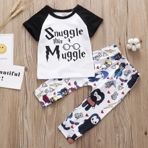 Ensemble bébé 3 pièces été 2025 coton/polyester style cartoon veste courte  pantalon  chapeau 02 ans