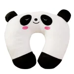 Coussin d&rsquo;allaitement en forme de U pour bébé oreiller de voyage protection du cou design cartoon panda 10 couleurs disponibles confort et sécurité