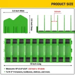 Organisateur de tiroir pour pinces robustes rangement d&rsquo;outils 10 fentes peu encombrant design moderne plastique durable accessoire bébé