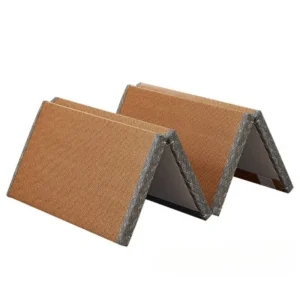 Tapis tatami pliable portable matelas de sol confortable tapis de sieste tapis de balcon matelas d&rsquo;intérieur tapis coco design minimaliste coloris marron