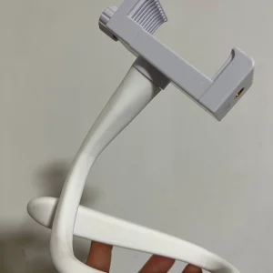 Support universel pour moniteur bébé flexible sans trou tige de berceau webcam compatible blanc ou noir facile à installer durable et sécurisé