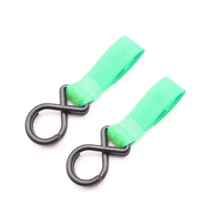 Crochets de poussette robustes double anneau pour fauteuil roulant accessoires bébé fixation sac à provisions 2 pièces Vert vif Crochets de poussette robustes double anneau pour fauteuil roulant accessoires bébé fixation sac à provisions 2 pièces Vert vif