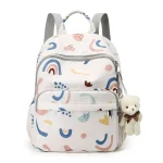 Sac à dos bébé design multicolore pour enfants 412 ans compartiments zippés bretelles rembourrées accessoire pratique et sécurisé
