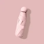 Applicateur maquillage Silicone Portable Design Minimaliste Doux au Toucher Usage Multiple Accessoire Beauté Épuré Rose Pâle