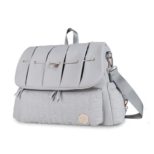 Sac à dos maternité bretelles amovibles compartiments multiples style moderne couleur grise sac à langer pratique Sac à dos maternité bretelles amovibles compartiments multiples style moderne couleur grise sac à langer pratique