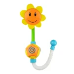 Jouet de bain interactif pour bébé stimulation sensorielle éducation précoce design floral souriant plastique durable cadeau éducatif pour enfants 13 ans