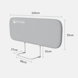 Barrière de lit pliable pour bébé gardecorps portable protection murale design moderne matériaux sûrs sécurité bébé lit enfant barrière de lit réglable protègemur hauteur 55cm largeur 120cm style minimaliste Barrière de lit pliable pour bébé gardecorps portable protection murale design moderne matériaux sûrs sécurité bébé lit enfant barrière de lit réglable protègemur hauteur 55cm largeur 120cm style minimaliste