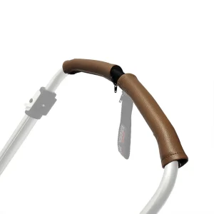 Housses de poignée de poussette Bugaboo bee3 bee5 bee landau en cuir PU housse de protection accessoire Brown Housses de poignée de poussette Bugaboo bee3 bee5 bee landau en cuir PU housse de protection accessoire Brown