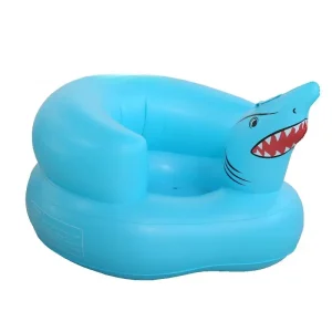 Chaise gonflable en PVC sharkshaped piscine extérieur adultes enfants jeu détente design ludique fauteuil aquatique multicolore facile à transporter Chaise gonflable en PVC sharkshaped piscine extérieur adultes enfants jeu détente design ludique fauteuil aquatique multicolore facile à transporter