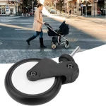 Roues avant et arrière en caoutchouc pour Babyzen Yoyo Yoya Yu Yu accessoires poussette bébé durables et sécurisés facile à installer