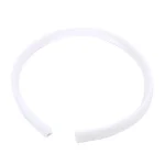 Collier en plastique blanc circulaire accessoire de tête élégant pour adultes enfants mode minimaliste
