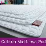 Coussin matelas en coton doux protecteur bébé antidérapant pour lit d&rsquo;hôtel dortoir étudiants usage bébé