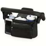 Sac suspendu poussette organizer grande capacité poches multiples sangles réglables couches bouteilles jouets
