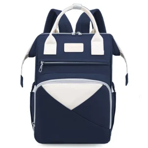 Sac à dos bébé multifonctionnel Oxford Sunveno grande capacité poches isolées étanche bretelles rembourrées design moderne minimaliste pour maman