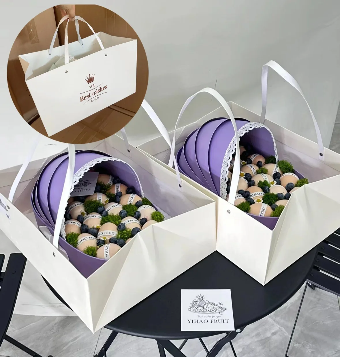 Coffret cadeau bébé nouveauné boîte à gâteaux de lune souvenir 100 jours cadeau anniversaire 1 mois 1 an sac carton blanc français petit format 33x17x8cm