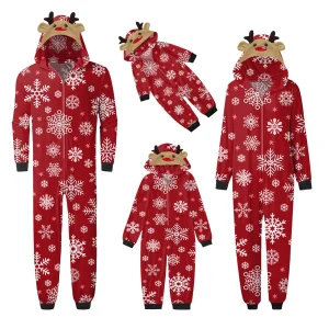 Combinaison de Noël pour famille ensemble pyjama mère et enfant vêtements unisexe style père Noël couleur rouge 2026