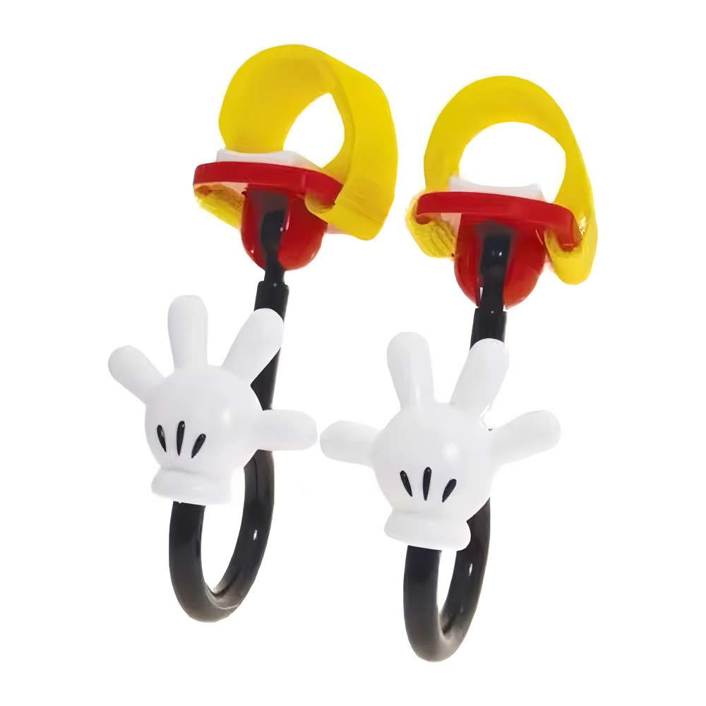 Crochet de poussette 2 pièces tête de Mickey sécurité pratique accessoire bébé portage bagagerie