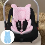 Coussin de siège auto pour bébé quatre saisons matelas thermique maille respirante 2 côtés sécurité et confort