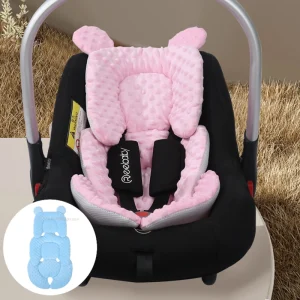 Coussin de siège auto pour bébé quatre saisons matelas thermique maille respirante 2 côtés sécurité et confort