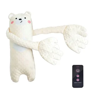 Coussin de sommeil électrique pour bébé doudou en peluche en forme d’ours télécommande confort et relaxation oreiller doux bébé accessoire apaisant Coussin de sommeil électrique pour bébé doudou en peluche en forme d’ours télécommande confort et relaxation oreiller doux bébé accessoire apaisant