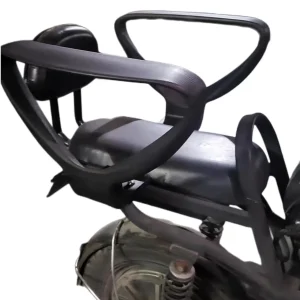Accoudoir arrière de bicyclette pour enfant gardecorps véhicule électrique clôture arrière avec dossier ceinture de sécurité noir Accoudoir arrière de bicyclette pour enfant gardecorps véhicule électrique clôture arrière avec dossier ceinture de sécurité noir