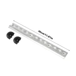 Barre de support pour toit de voiture en aluminium sécurité organisation suspensions luggage guide rail accessoires bébé style moderne durabilité design élégant matériaux de qualité