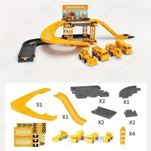 Ensemble jeu construction véhicule miniatures piste course enfants jouet éducatif bétonnière bulldozer dinosaure parking maison jeu cadeau Ensemble jeu construction véhicule miniatures piste course enfants jouet éducatif bétonnière bulldozer dinosaure parking maison jeu cadeau