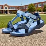 Sandales enfants confortables antidérapantes sandales plage enfants garçons filles bleu respirantes baskets étudiants summer shoes outdoor