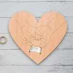 Coffret gravure bébé hospitalière personnalisé souvenir titre gravé cadeau naissance fête des mères père bijou bébé