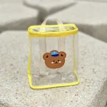 Enfants Sac à Dos Transparent avec Fermeture Éclair Design Mignon pour École Loisirs