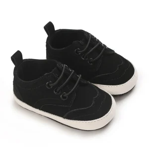 Chaussures bébé garçon 012 mois mode décontracté cuir PU semelle caoutchouc confortable durabilité élégance sécurité enfant