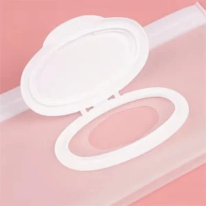 Étui pour lingettes bébé sac de voyage pochette réutilisable rangement lingettes humides contenant plastique couvercle clip design moderne Usage quotidien et voyage