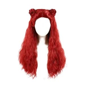 Costume de cosplay Descendants 4 pour enfants robe princesse rouge veste chemise pantalon uniforme set 6 pièces taille 110130