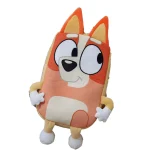 Dessin animé Bluey peluche famille cosplay enfant coussin jouet décoratif chambre bébé cadeau orange