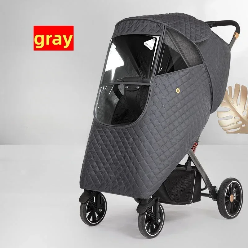 Housse de pluie universelle pour poussette paresoleil transparent et respirant accessoire imperméable