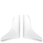 Supports de rangement en acrylique transparent pour étagères présentoirs bibliothèque décoration intérieure moderne minimaliste 2 pièces