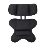 Coussin de soutien lombaire ergonomique en mousse avec revêtement en tissu doux idéal pour chaises bureau voiture confort optimal design moderne ajustement universel