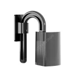 Serrure de sécurité métal antigrip pour portes protection antipincement mains cadenas durable design moderne installation facile couleur noire