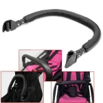 Accoudoir de poussette universel ajustable en plastique et similicuir confortable et sécuritaire pour bébés de 03 ans fixation facile