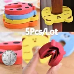 Protègecoins meubles pour bébé 5 pièces motifs animaux sécurité enfant mousse souple design éducatif cadeau naissance