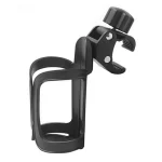 Portebouteille universel pour vélo en plastique et métal noir ajustable fixation par clip usage outdoor design moderne pratique pour randonnée cyclisme quotidien