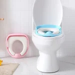 Siège toilette bébé portable siège toilette souple bébé auxiliaire toilette bébé potty training kit toilette bébé pratique sécurisé design épuré