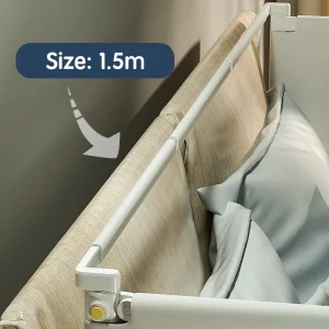 Accessoires de balustrade de lit en frêne tige de fixation remplissage d&rsquo;écart ceinture de sécurité 1.5m