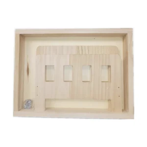 Accessoire photo lit bébé en bois rétro accessoire fond amovible poignée croissance bébé lit photo bébé filles garçons