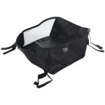 Sac de rangement poussette bébé panier suspendu sac à langer rangement组织 design moderne matériau synthétique noir grande capacité facile à transporter