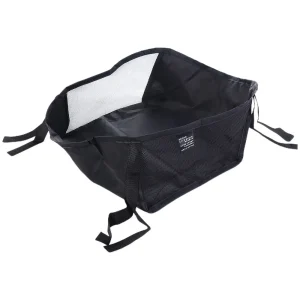 Sac de rangement poussette bébé panier suspendu sac à langer rangement组织 design moderne matériau synthétique noir grande capacité facile à transporter