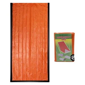 Sac de couchageurgence survie imperméable Camping randonnée aventure extérieur orange portable protection fiable économique