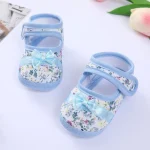 Chaussures bébé antidérapantes printemps automne 39 mois floral velcro doux confort