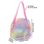 Sac à dos transparent licorne enfant adolescent 312 ans ajustable écolier plage